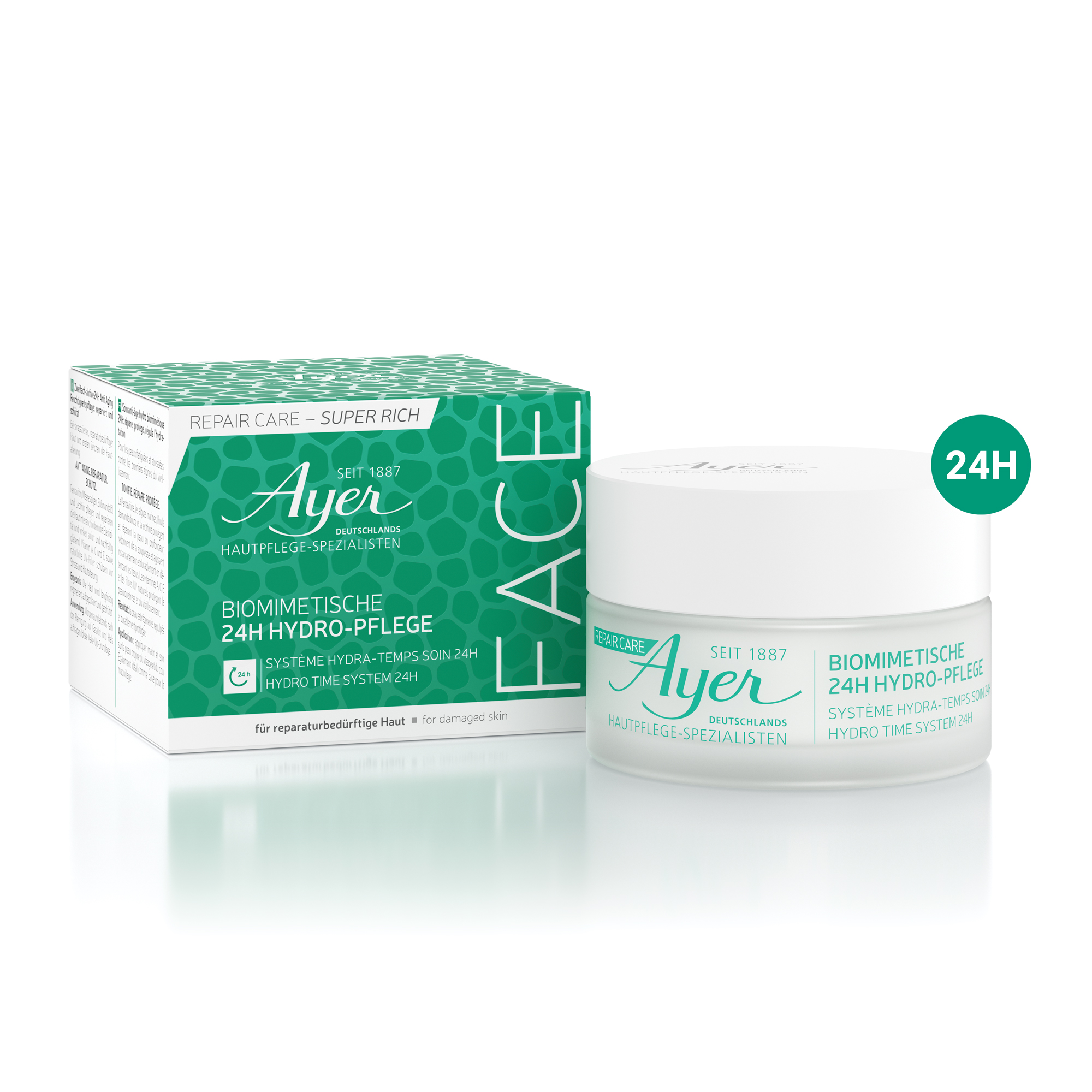Ayer_RepairCare_Ref-209_HydroTime_Tiegel-Verpackung_RVBn8aX9H5M2zSJx REPAIR CARE BIOMIMETISCHE 24H HYDRO-PFLEGE