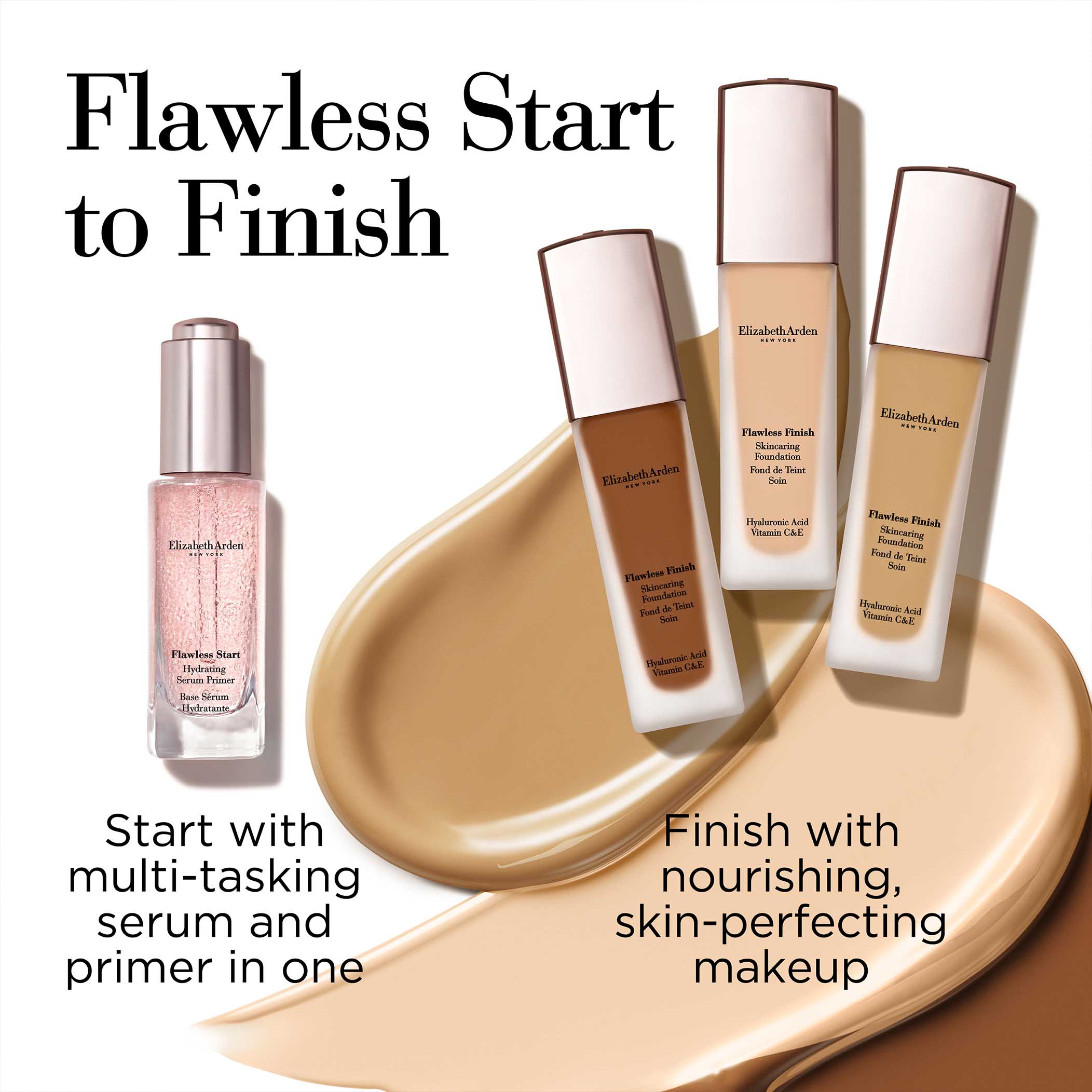 Elizabeth Arden FLAWLESS FINISH Skincaring Foundation 